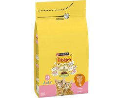 5x Friskies droogvoer voor junior katten - kip, kalkoen & groenten - 1.5kg