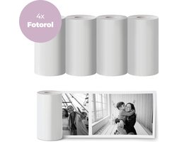 foto van Denver Papierrollen (57 x 30 mm) voor Kindercamera met Printer en Pocket Printer 4 Stuks - PP40 - Wit (alleen als de camera is afgevinkt)