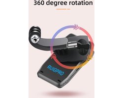 Rugzak Clip voor GoPro – Backpack clip 360°- Travel Clip – Backpack clip for Gopro 12 11 10 9 8 7 6 5 4 – Rugzak Accessoires 4 Gopro – ba ckpack clip vor Actie camera’s – Osmo Action – Backpack clip insta360 – Rugzak Clip voor Insta360 one X4