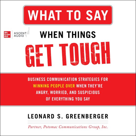 What to Say When Things Get Tough - cover