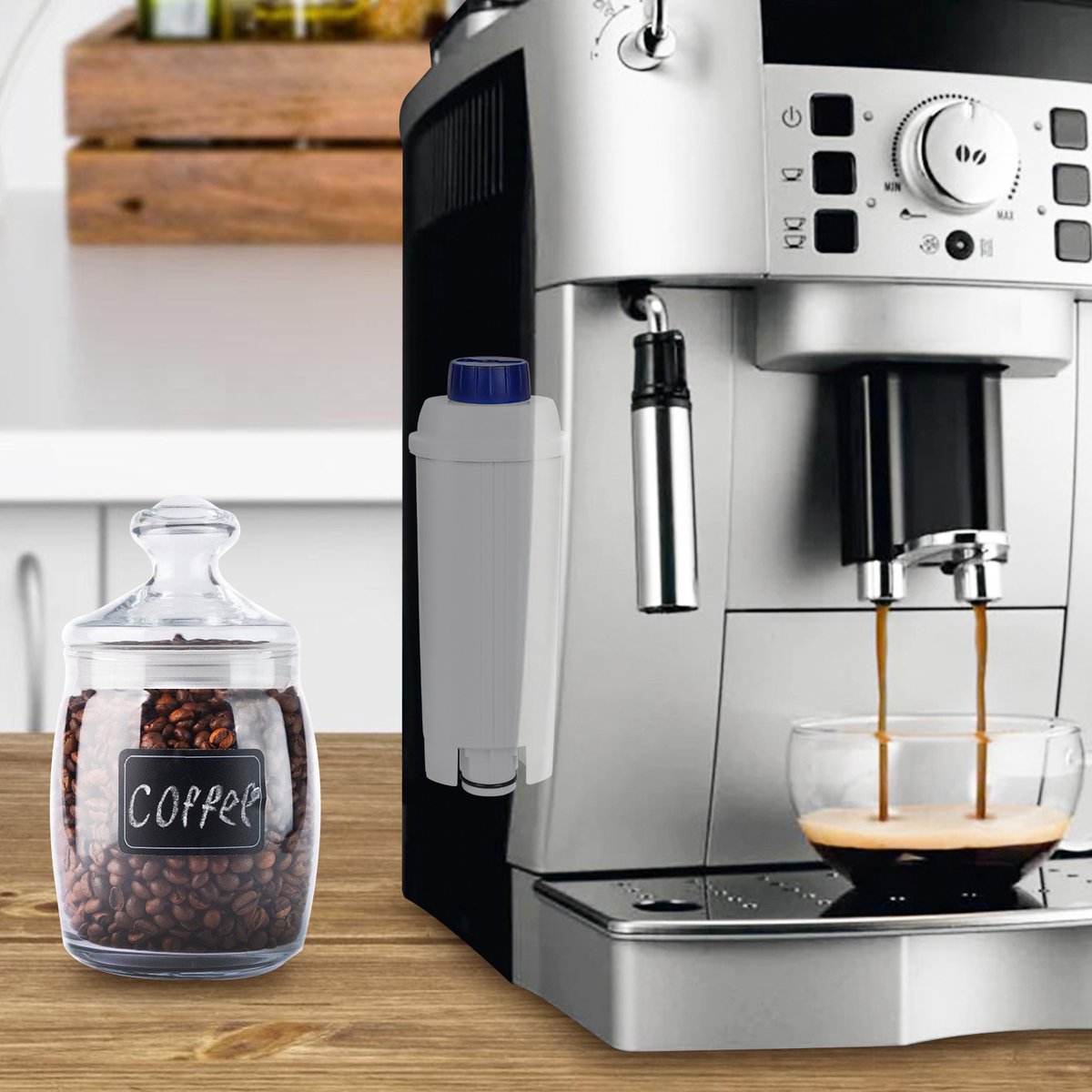 GABRIELLE Filtre à Eau Pour Machines à Café DeLonghi, Filtre à Eau