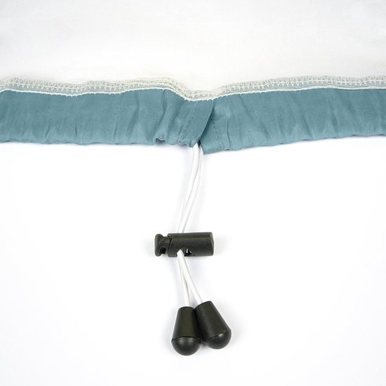 Baby Klamboe voor Kinderwagen, Buggy, Autostoel en Pack N Play - Met Nauwsluitend Elastiek en Trekkoord - 1000 Mesh en Cadeauverpakking van Merkloos — afbeelding 4