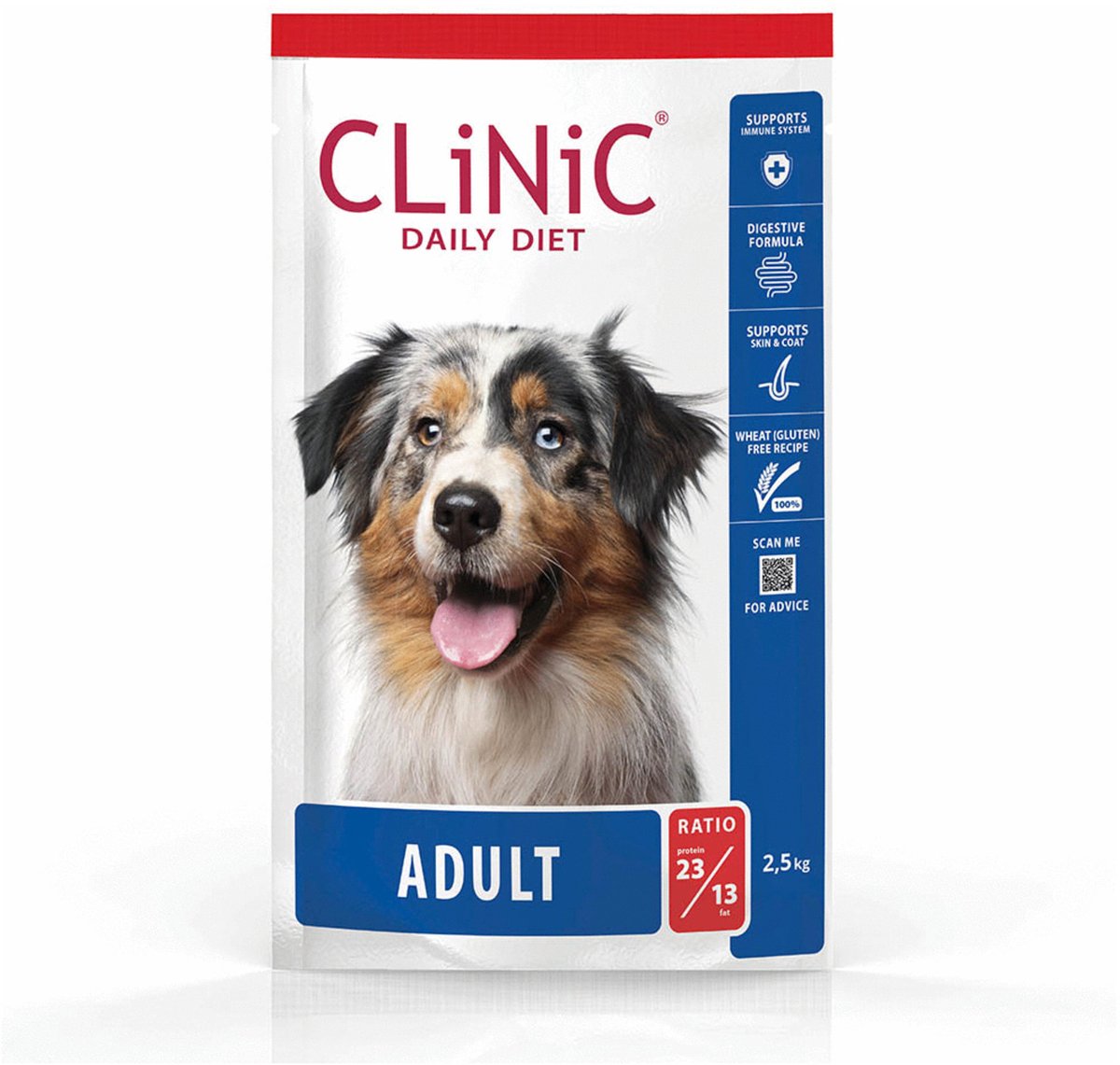 Clinic Veterinary Diet Daily Diet Adult Kip - Dieethondenvoer - 2.5 kg