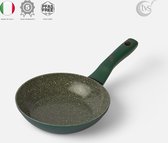 TVS ECO OK Keramische Koekenpan - PFAS-vrij - BPA-vrij - Ø20cm - Inductie - 100% gerecycled - Made in Italy - 5 jaar garantie - Groen