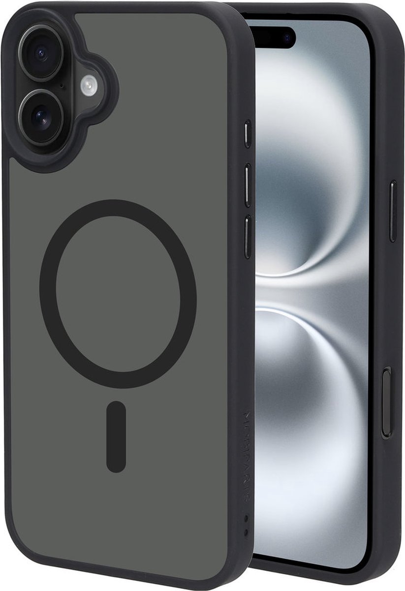 Mobiparts hoesje geschikt voor Apple iPhone 16 Plus - Hardcover - MagSafe - Zwart