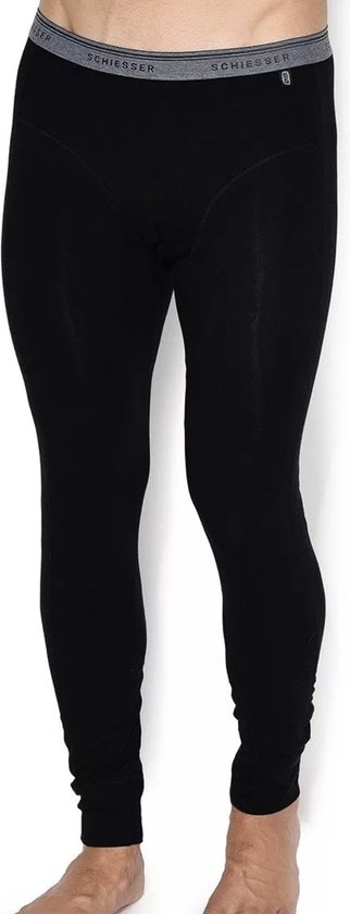 SCHIESSER Cotton Essentials lange short (1-pack), Doppelripp met gulp, wit