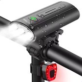 Éclairage de vélo - Éclairage de vélo - Set d'éclairage de vélo rechargeable - Éclairage avant et arrière de vélo - Éclairage de vélo étanche - Éclairage avant de vélo - Phare - Éclairage de vélo