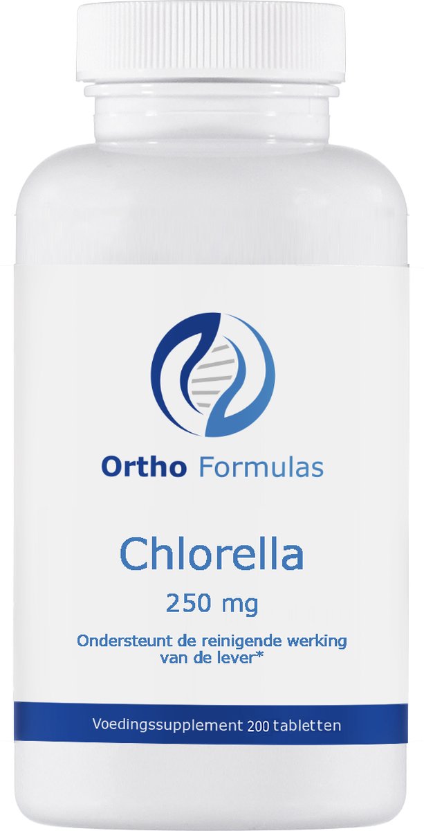 Goedkoopste Chlorella - 250 mg - 200 tabletten - lever detox - reiniging - antioxidant - energie - vegan