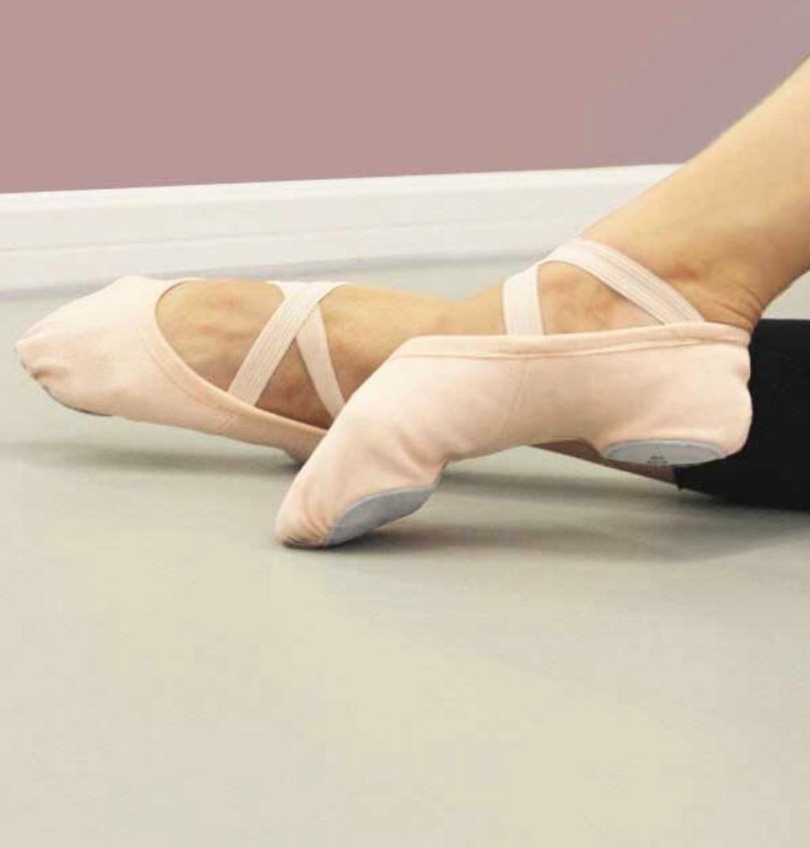 Dancer Dancewear Balletschoenen Splitzool Roze mt43 StretchPro Stretch canvas