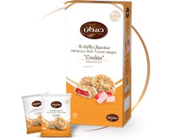 Hamdan Multipak Maamoul (turkse fruit snoep vulling) Koekjes Turkish Delight - Midden Oosterse Koekjes - 2 x 400Gr (40 koekjes)
