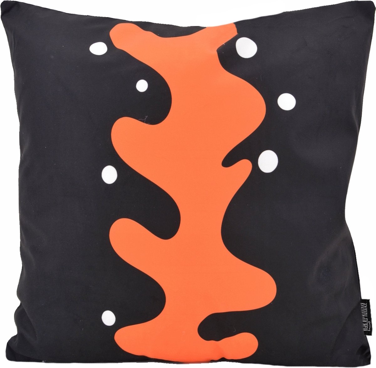 Gek op Kussens! Sierkussen Black Coral | 45 x 45 cm | Katoen/Polyester zwart