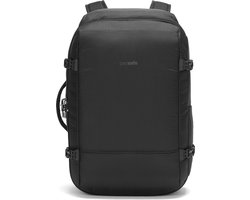 Pacsafe Vibe Backpack - 40 L - Rugtas - RFID-blokkerend - Geschikt voor 15-inch laptop - PopNLock veiligheidsclip - Rugzak - Zwart