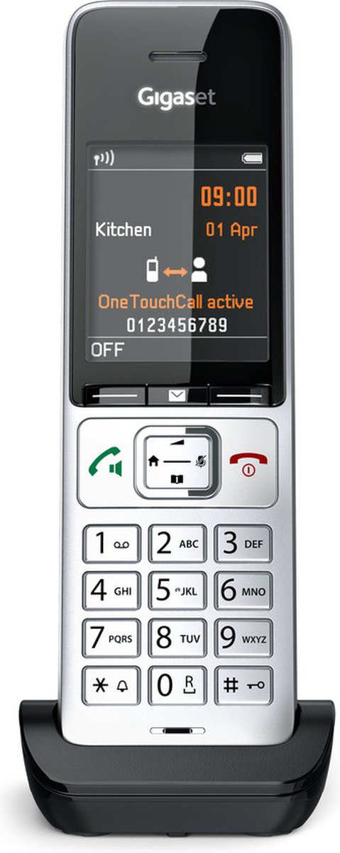 Gigaset COMFORT 500HX Analoge-/DECT-telefoon Nummerherkenning Zwart, Zilver foto 4