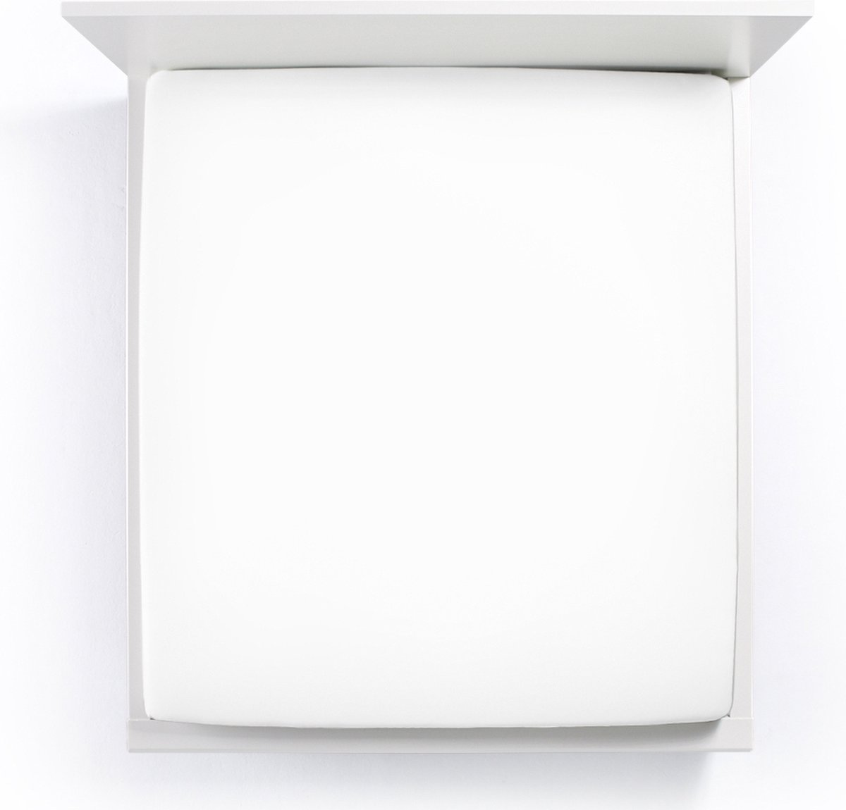 Bella Donna Jersey La Piccola Topperhoeslaken 200x210-220 cm wit-1000