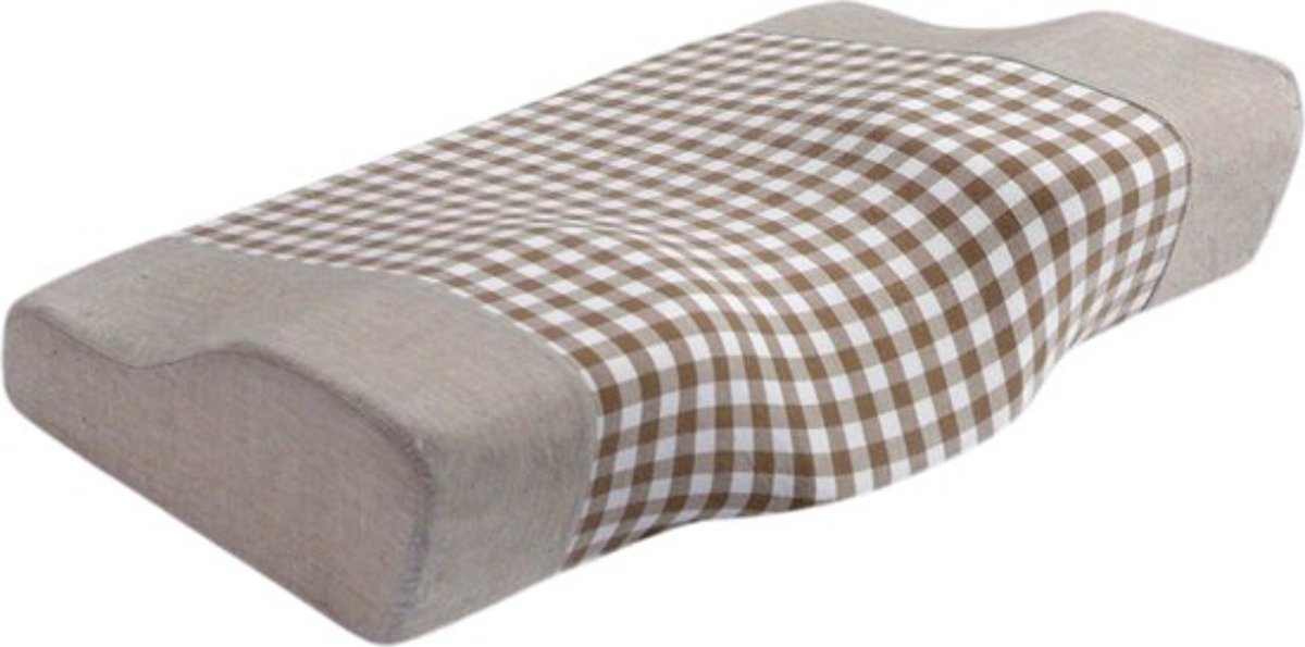 Bovista Anti Snurk Kussen - Anti Snurk Producten - Snore Stopper - Snurken - Kussen Zij Slaper - Apneu Kussen - Tegen Snurken - Lichtbruin