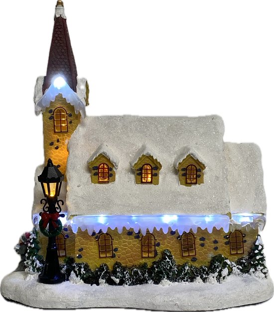 LuVille Kerstdorp Miniatuur Bakkerij – 17 x B7 x 26,5 cm