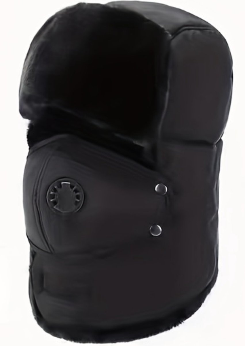 Bovista Wintermuts Heren Dames Volwassenen Muts Ski Mask Bivakmuts Balaclava Ski Masker Face Mask Full Face Mask Winter Warm Zwart