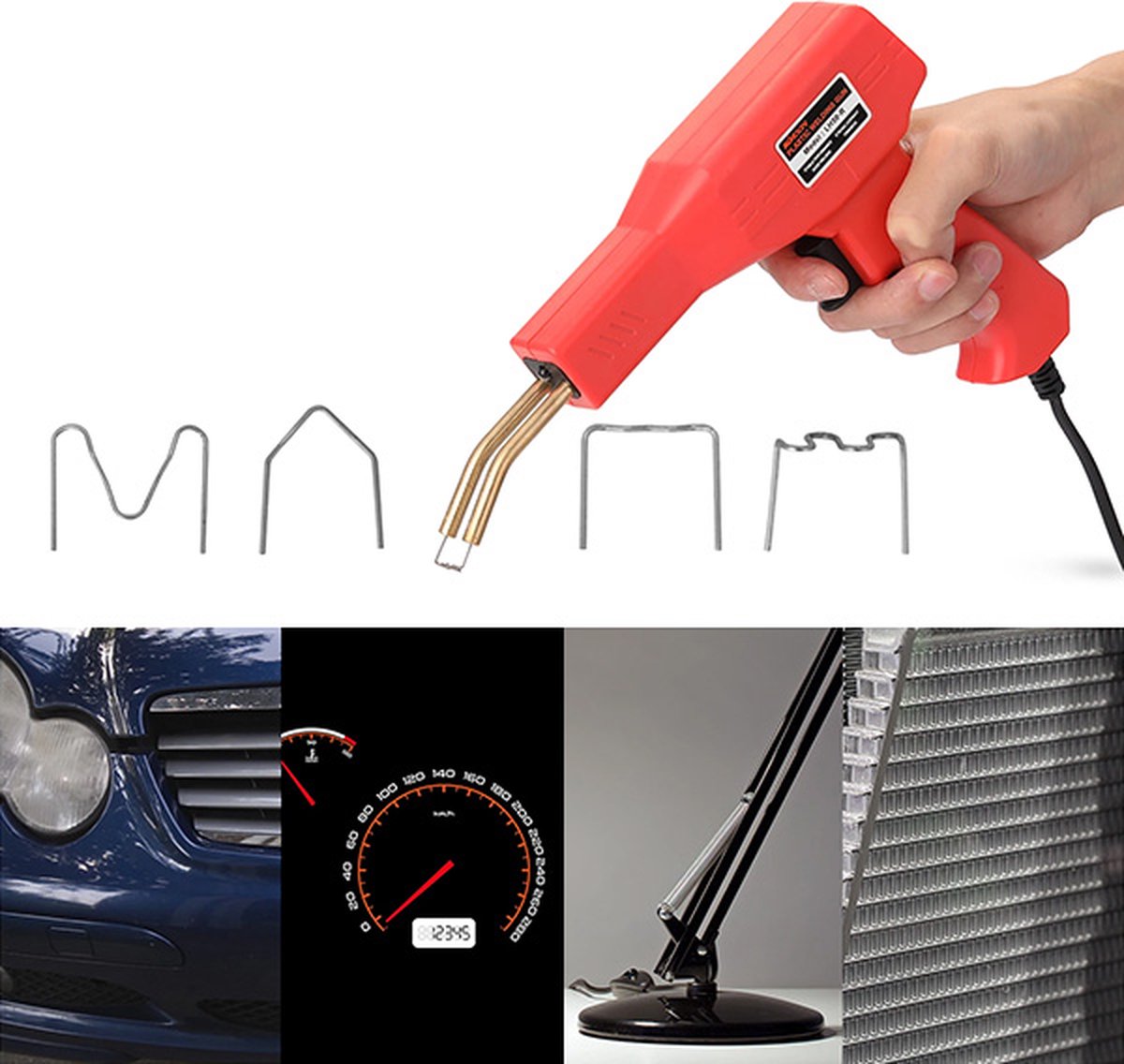 70 W kunststof lasmachine, autobumper reparatieset, kunststof