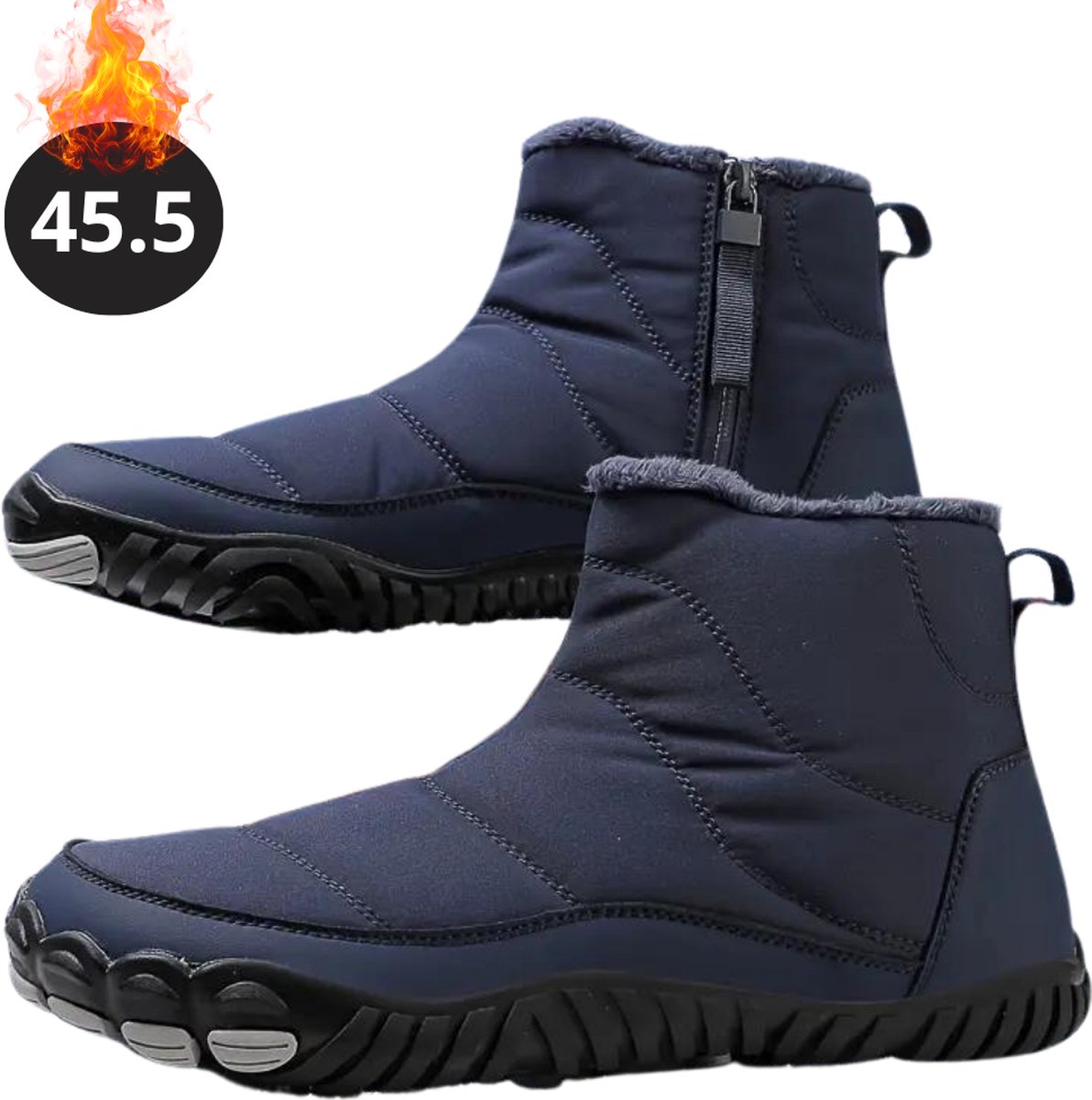 Nivard Snowboots Sneeuwschoenen Sneeuwboots Heren Wintersport Ski Skischoenen – 45 Antislip Blauw
