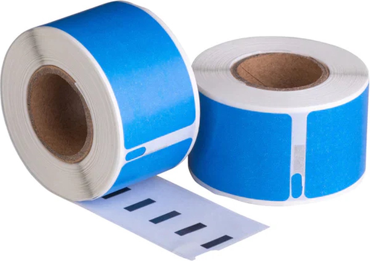 Dymo Compatible Label 99012 89x36mm Blauw .