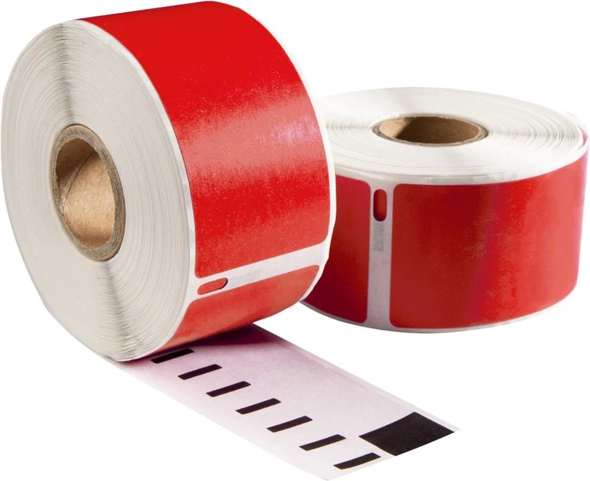 Dymo Compatible Label Rood 99010 28x89mm