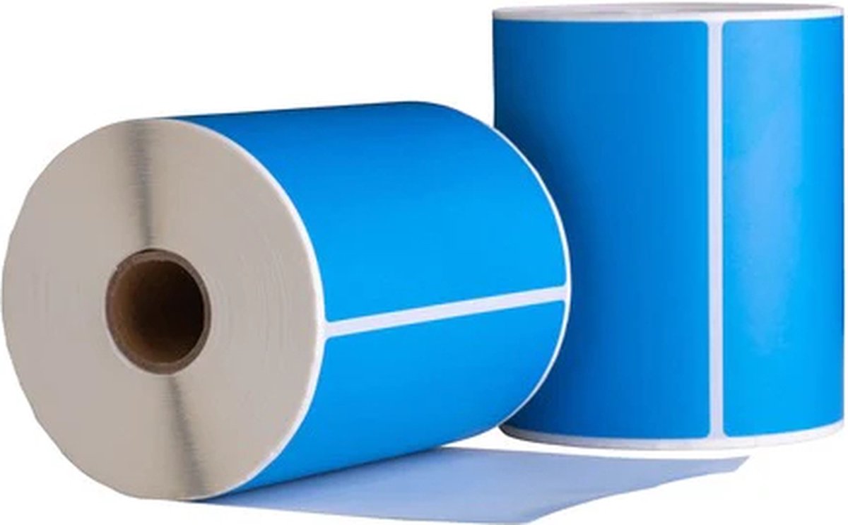 Dymo 99014 Blauw compatible labels, 104 mm x 159 mm, 220 etiketten, permanent .