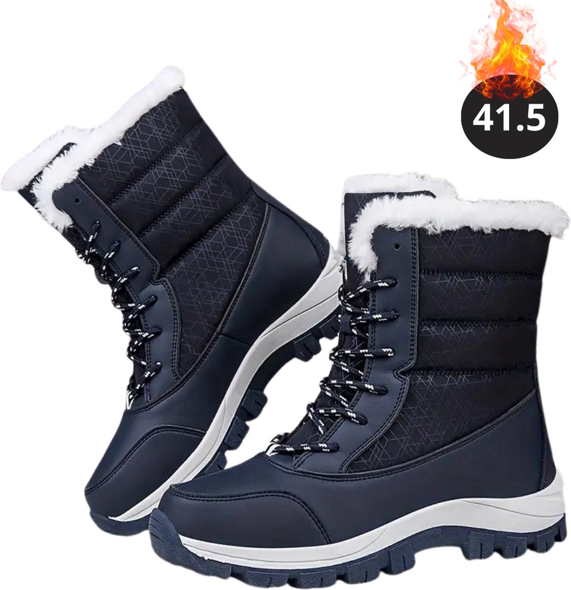 Nivard Snowboots Sneeuwschoenen Sneeuwboots Dames Wintersport Ski Skischoenen – 41.50- Laarzen Blauw