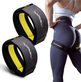 Bandas Urban Lifters BFR (Paquete de 4). Bandas de restricción flujo sanguíneo para bíceps, glúteos y cuádriceps. Bandas de oclusión ajustables para lograr músculo. Unisex. Bolsa de transporte gratis