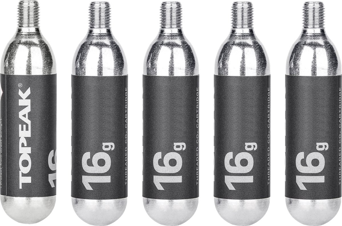 CO2 Cartridge 16g Threated (5 pieces)