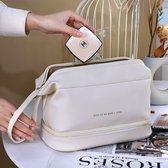 Toilettas, Make Up Tasje, Make Up Koffer, Beautycase, Make Up Organizer, Make Up Tas, Reis Toilettas, Reistas, Toilettas Dames, Make Up Organizer, Make Up Etui, Beautycase Koffer, Cosmetica Tas, Verjaardag, Moederdag, Valentijnsdag, Cadeautje, CREME