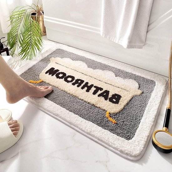 Badmat 80 x 50 cm - GEEL - - 8.00