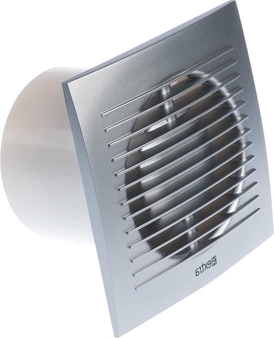 Ventilatore Badkamer S&amp;P Alpha Silent Dual 100 - Con Sensore Umidit&agrave; E Movimento, &Oslash;105mm