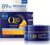 NIVEA Q10 Energy Recharge Versteviginde Nachtcrème - Hydraterende Anti-Rimpel Crème - Alle Huidtypes - met Vitamine C en E - 50 ml