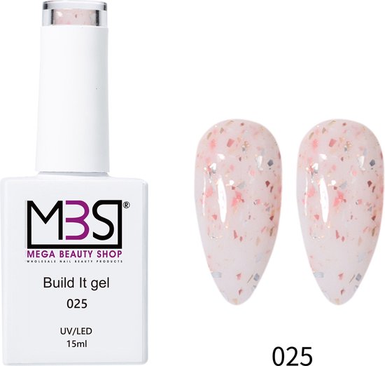 Biab gel/Build It gel 15ml. HEMA & TPO free (025) - Biab - Builder Gel - Biab nagellak - build it gel