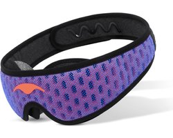 Manta Sleep Mask PRO - 100% verduisterend slaapmasker voor zijslapers, ademend en comfortabel voor slapen/reizen/dutjes/ploegendienst. Ventilerend & ultrazacht.