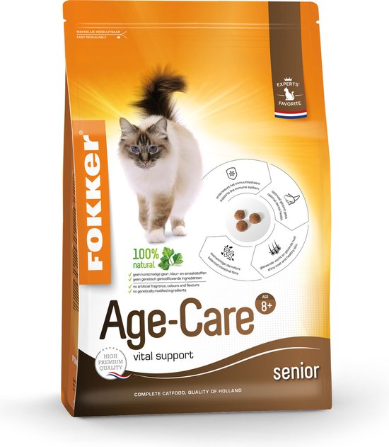 Fokker kat age-care kattenvoer 2,5 kg