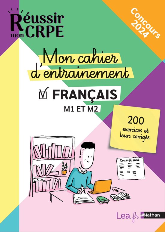 Réussir CRPE - Mon cahier d'entrainement Français - M1 M2  ... - cover