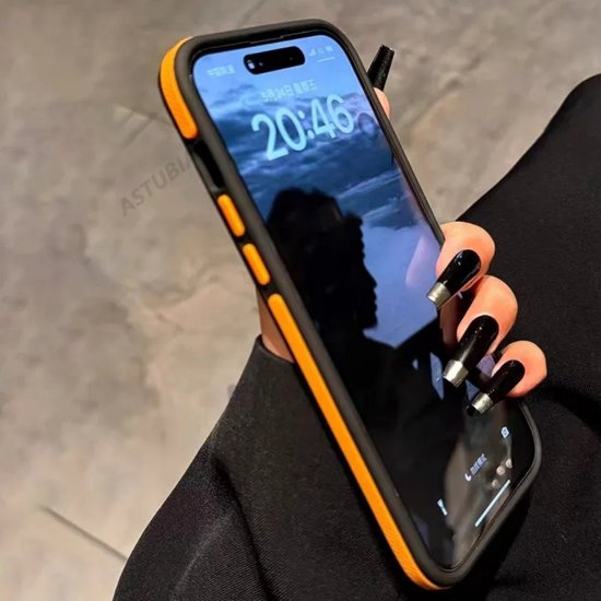 Bord Bumper magnétique pour pare-chocs – Coque translucide adaptée pour iPhone 16 Pro Max avec Protection résistante aux empreintes digitales, coque pour smartphone résistante aux chocs et aux rayures