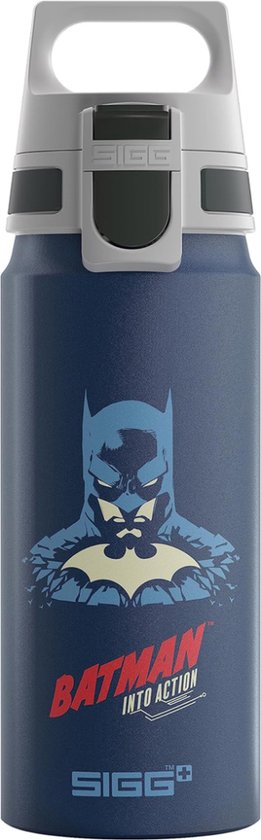 SIGG Batman drinkfles aluminium 0,6l - kindvriendelijk en lekvrij.