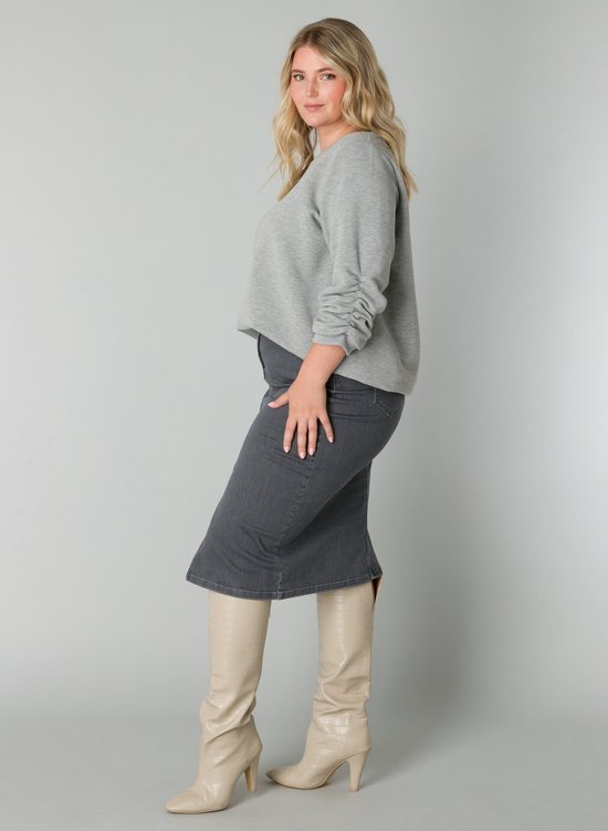 YESTA Venora Essential Tops - Light Grey/Melange - maat 0(46)