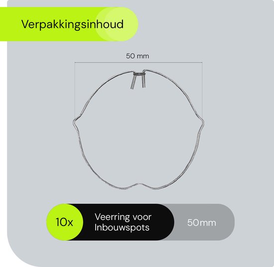 Veerringen kopen? Veerring RVS en Verzinkt