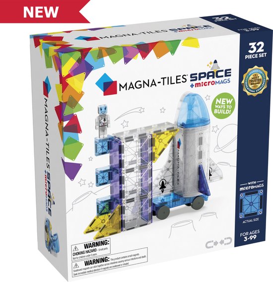 Magna-Tiles space + Micromags 32 stuks set