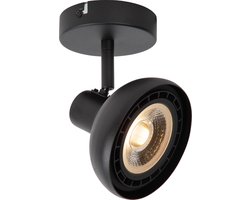 Lucide SENSAS - Plafondspot (Plafondlamp) - 1xGU10 (ES111) - Zwart