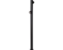 Lucide IBAMBA - Sokkellamp - LED - 2 × 6W 3000K - IP65 - Zwart