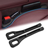 Organiseur Voiture Pratique : Pochette Pare-soleil Pour Ranger Cartes, Lunettes, Petits Objets - Cuir PU Noir