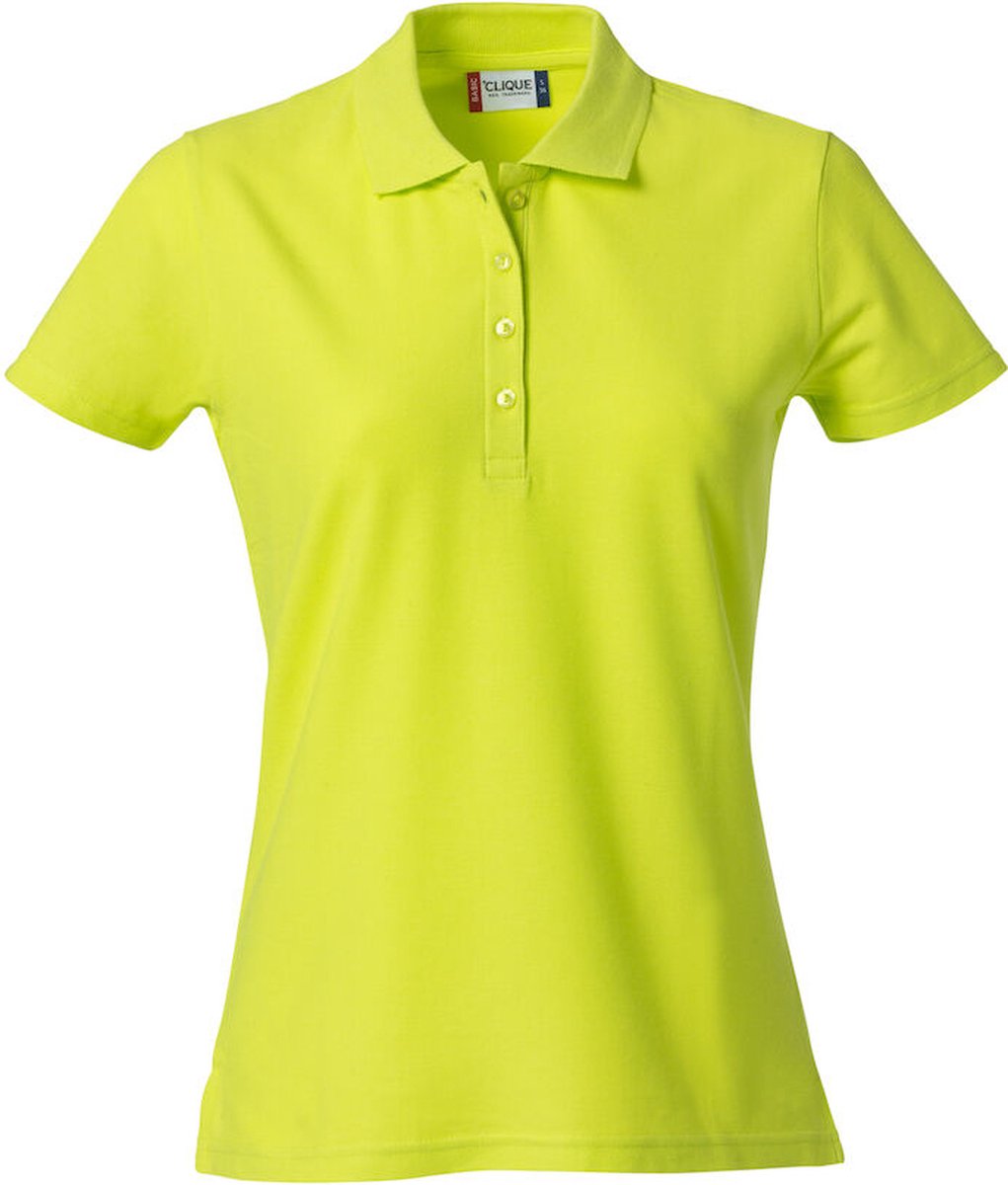 Clique Basic Polo Women 028231 - Signaal-groen - S