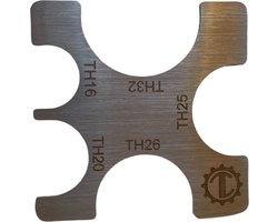 ToolLine® - Meetinstrument TH - Controle Instrument persing - Kwaliteit controle perstang - TH16 - TH20 - TH25 - TH26 - TH32 - Geschikt voor Henco