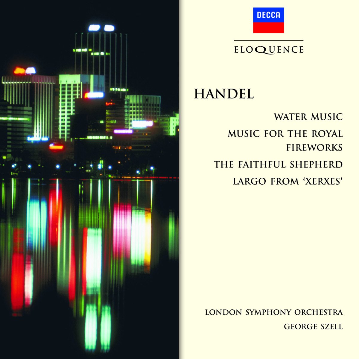 Handel: Water Music; Music For Royal Fireworks [Australia]