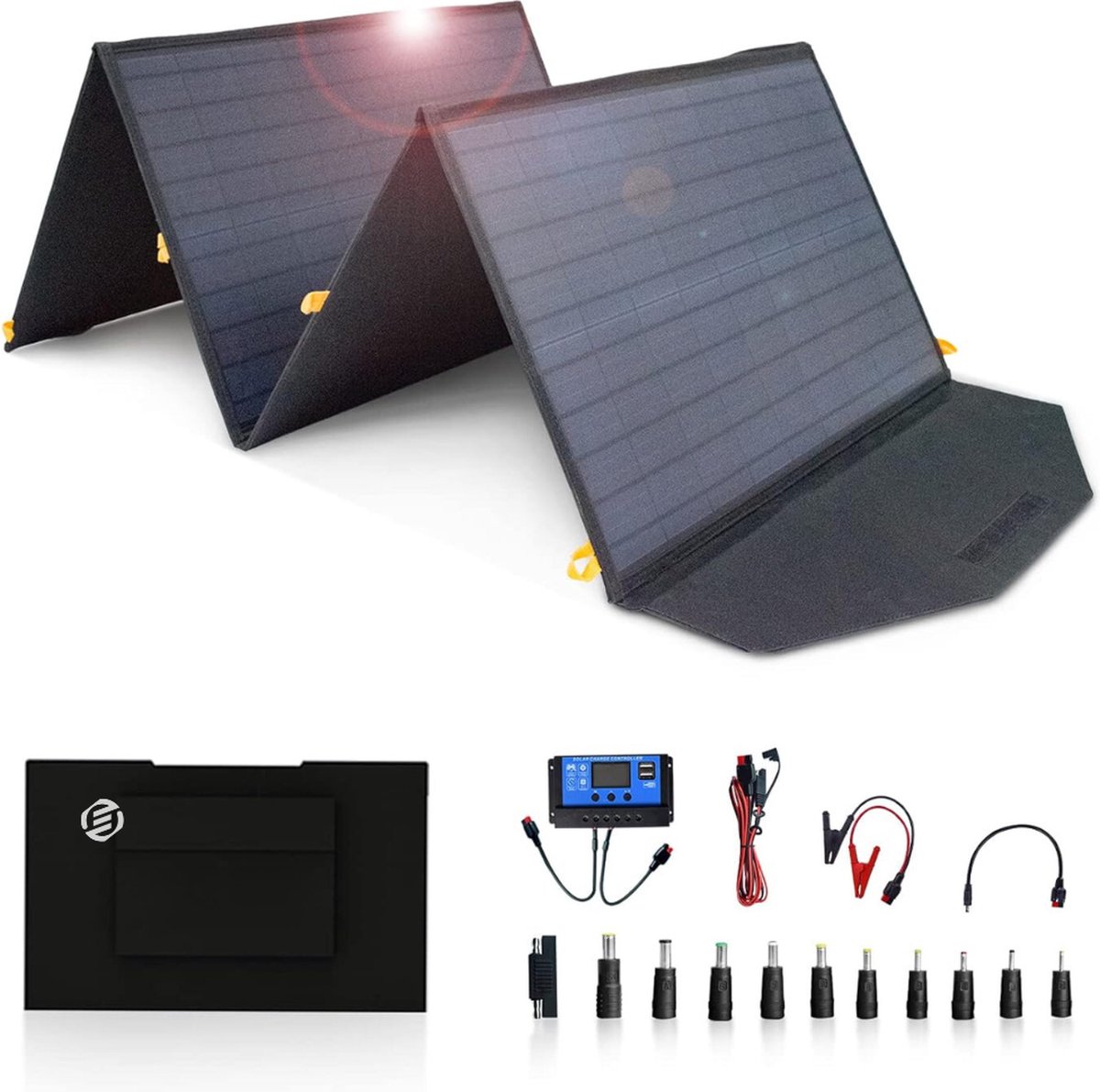 Equivera Zonnepanelen met Stekker - Zonnepanelen Compleet Pakket - Plug & Play - Doe het Zelf Zonnepanelen - voor Thuis, Camper, Camping