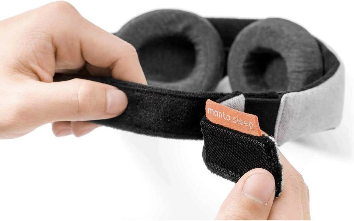 Manta Sleep Mask - Ervaar het beste slaapmasker - 100% verduisterend - Zeer comfortabel - Geen druk op ogen/oogleden - Volledig verstelbaar voor een perfecte pasvorm - Zacht en ademend materiaal — afbeelding 5
